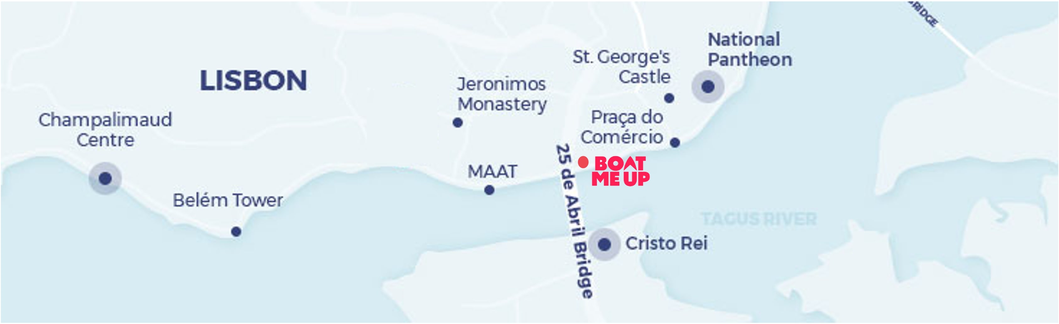 Lisbon Sightseeing tour map